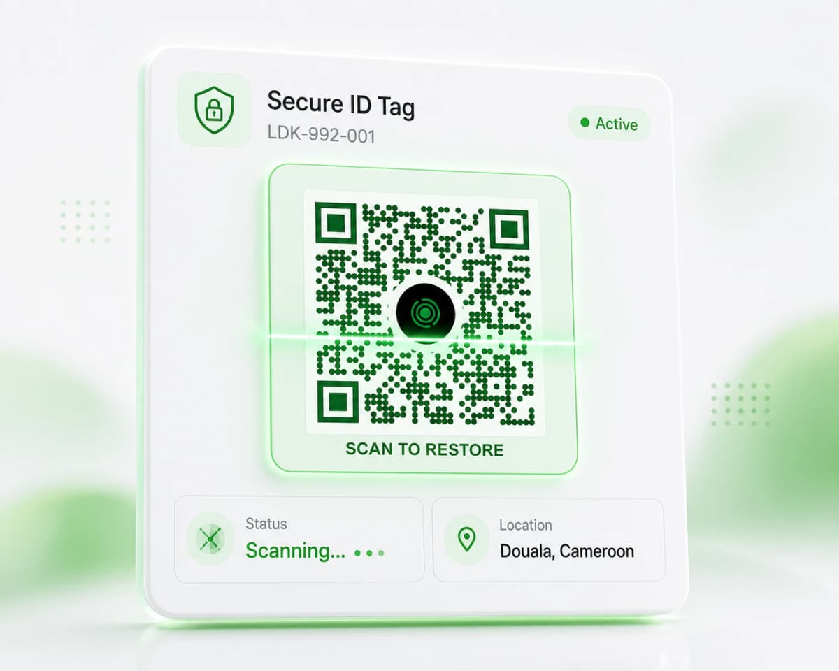 LinkDem QR Recovery System in action